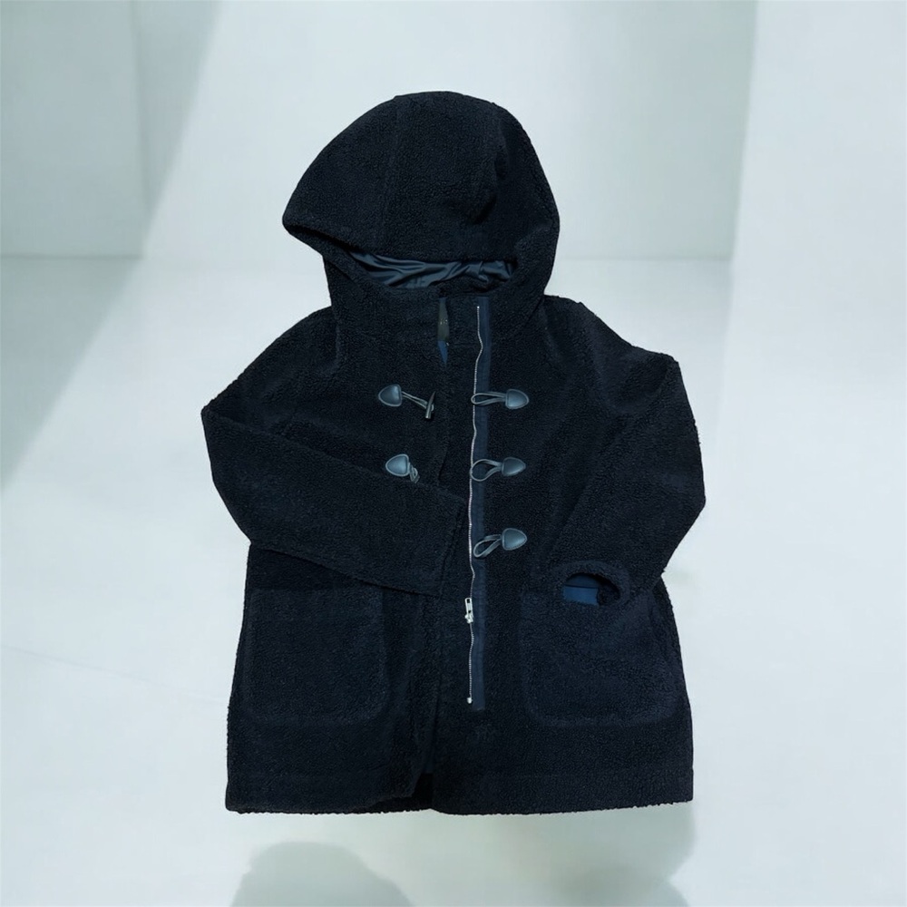 Maje Deep Navy Toggle Coat Women - Picture 2 of 6